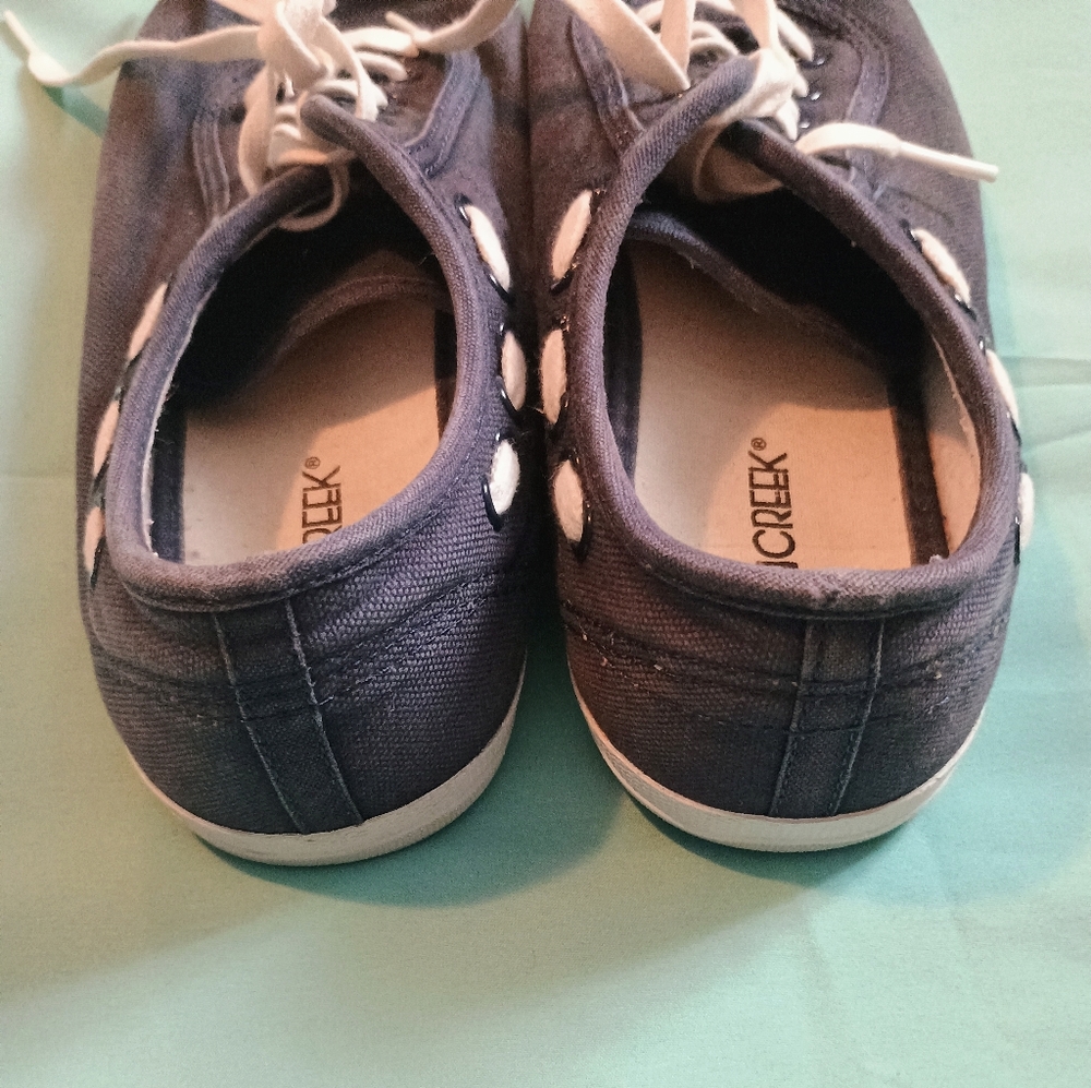 💙🤍 EUC Womens Cabin Creek Slate Blue Boat Shoes Size 8.5 Casual Comfortable - Picture 4 of 4